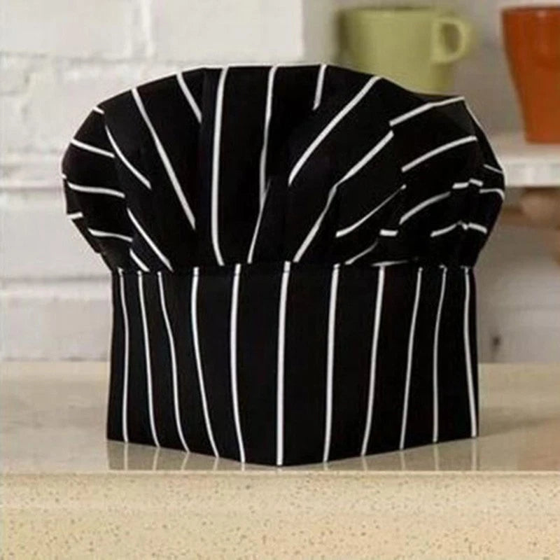 Adjustable Chef Hat for Men - Comfortable Elastic Kitchen Cap