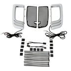 Vented Fairing Speaker Pod Grill Signal Light for Harley Touring (2014-2024)