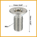 8 x Brake Disc Rotor Screws Kit for Honda (Compatible with Various Models)