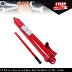 8 Ton Hydraulic Long Ram Jack for Engine Lift Cherry Picker (Manual)