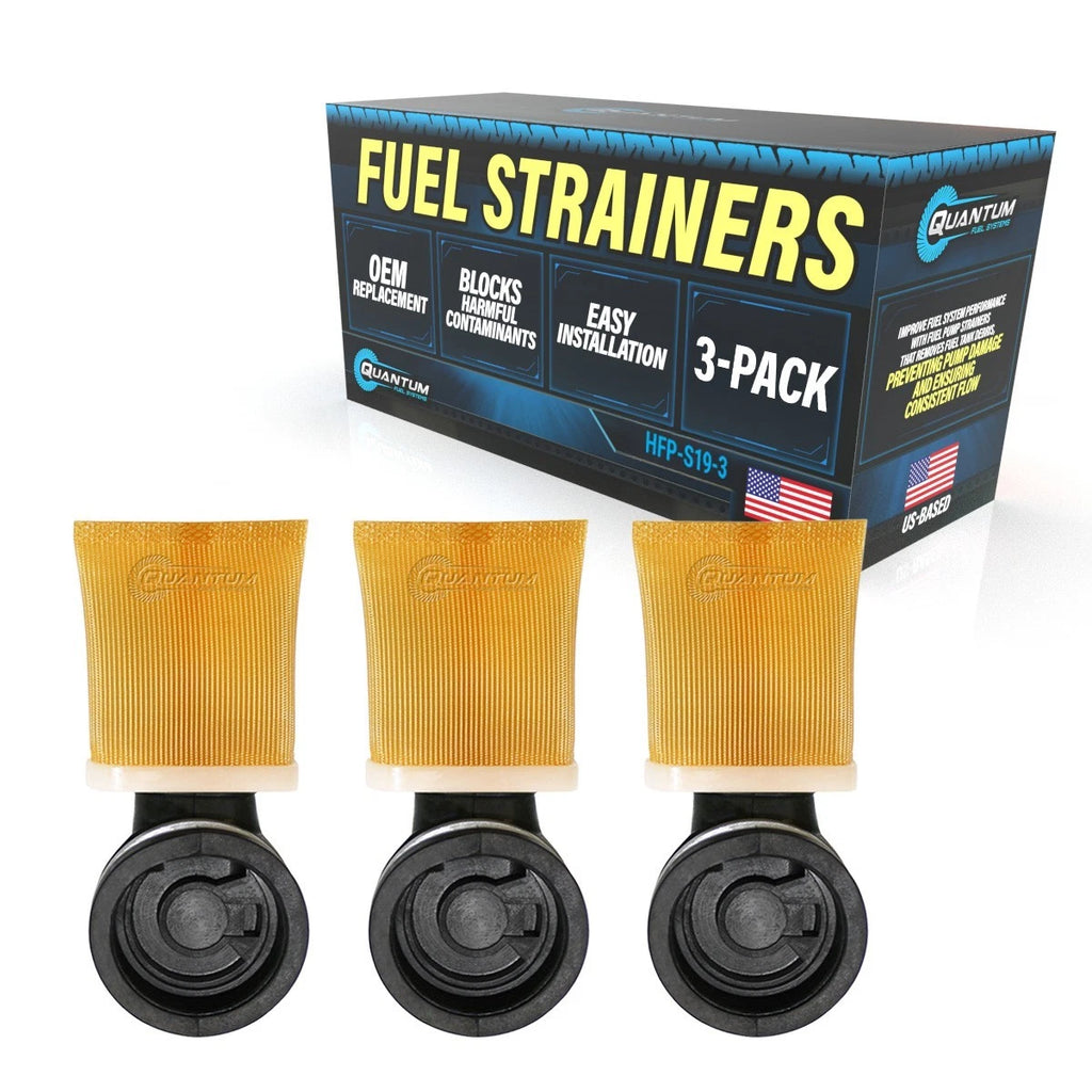 Set of 3 Fuel Pump Filter Strainers for Kawasaki Prairie 700 (2004–2006) #49040-0006