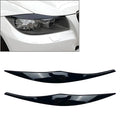 Headlight Eyelid Cover  Bright Black for BMW 3 Series E90 E91 (2006-2011)