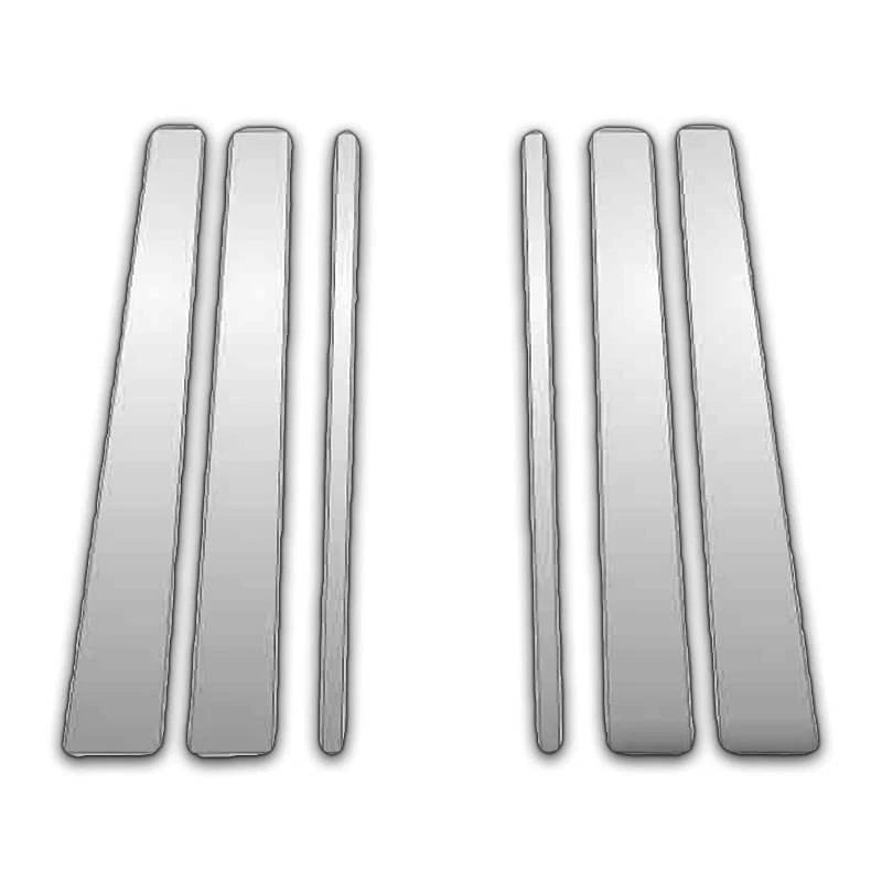 6Pc Chrome Pillar Post Covers for 97-16 Lincoln Navigator - P4014