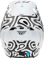 Fly Racing Youth Formula S Carbon Helmet White/Black for Offroad (2023+)