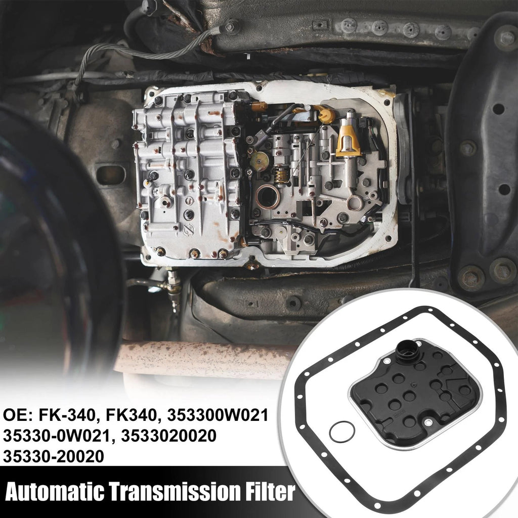 Set of 1 Automatic Transmission Filter with Gasket FK340 for Toyota Yaris (2000–2013)