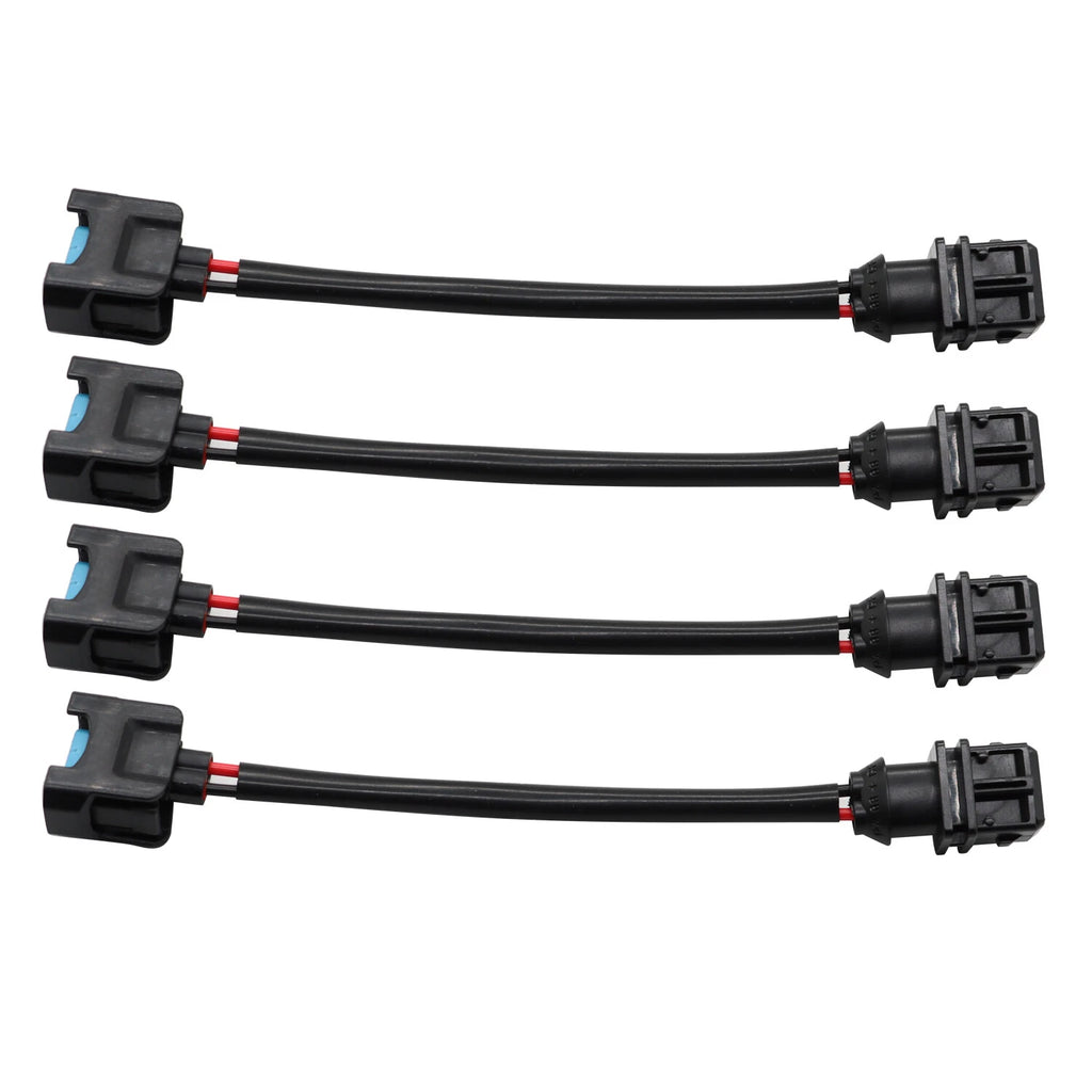 Set of 4 Fuel Injector Conversion Jumper Harness OBD1 to OBD2 for Honda Civic Integra