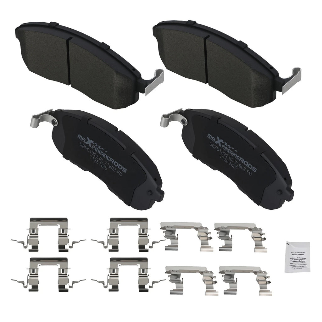 Front Ceramic Brake Pads Kit for Nissan 350Z Altima Juke Maxima (2003-2019)