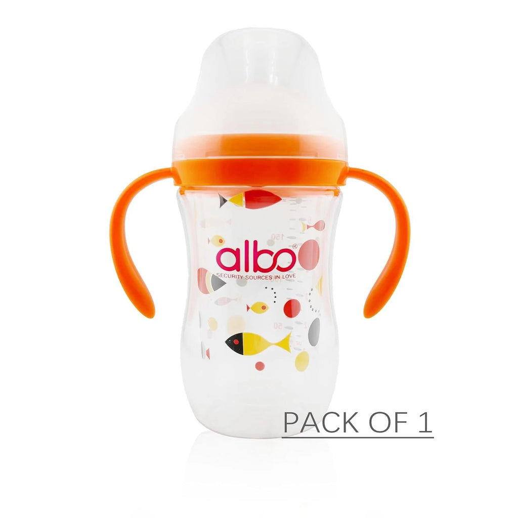 Silicone Nipple Feeding Bottle 7oz/200ML for Baby