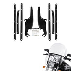 Windshield Screen Mount Bracket Kit for Harley Softail Slim Fat Boy (2000–2017)