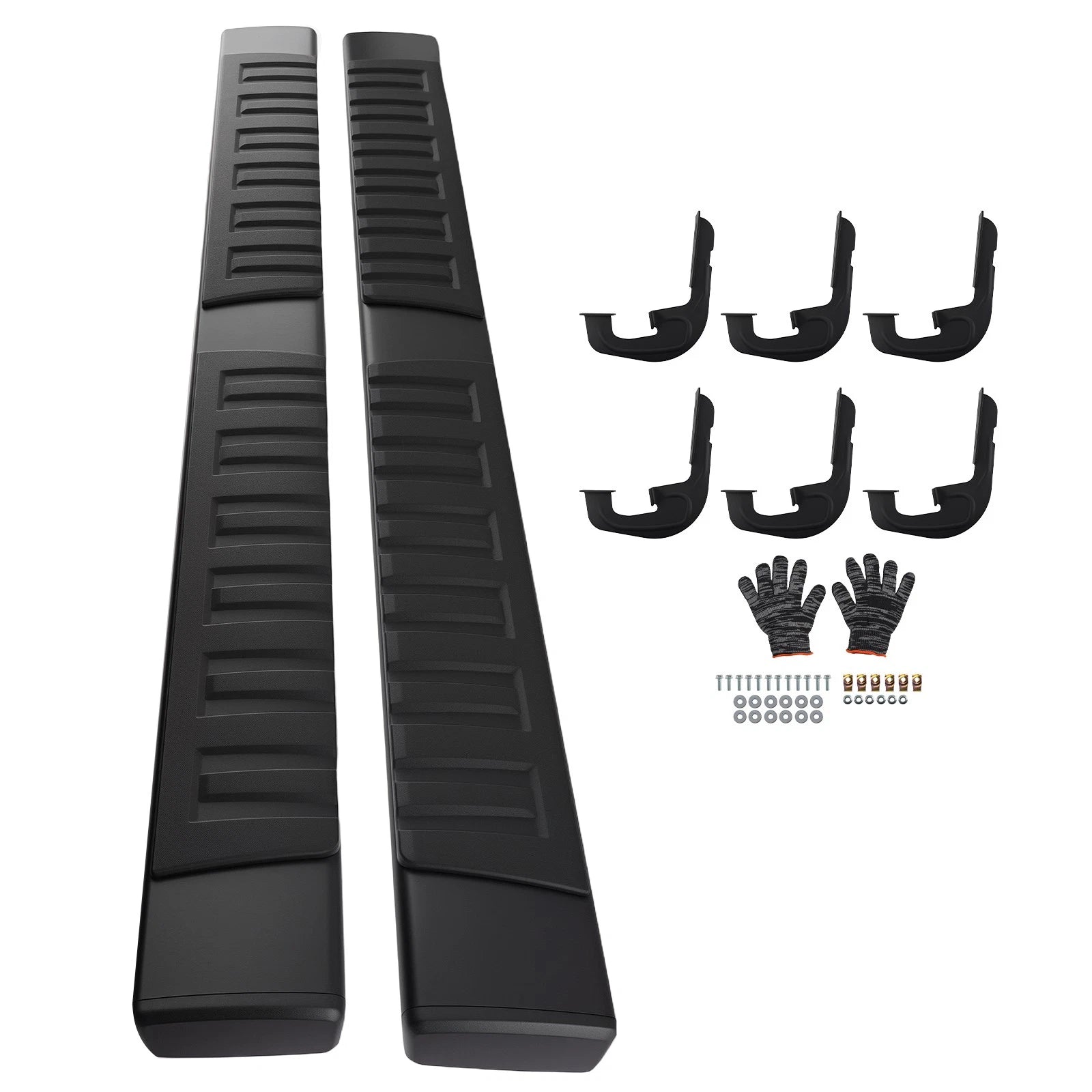 6" Running Board for Chevrolet Silverado 1500 GMC Sierra 2500HD (2007–2019) Aluminum
