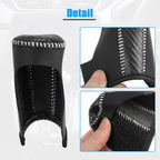 Shift Knob Cover for Mazda 3 (2014–2018) - Black with Gray Stitches