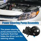 Power Steering Pump with Pulley for Chevrolet Impala (2006–2011) 20-69989