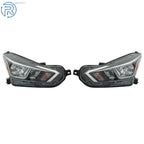 Headlight Assembly for Nissan Versa (2020-2021) Left & Right Side Chrome Clear