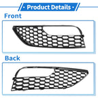 1pc Fog Light Grill for Audi A3 (2012–2016) No. 8V3807681 Black