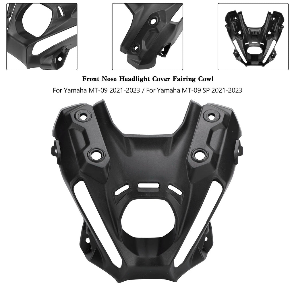 Front Nose Headlight Cover Fairing Cowl for Yamaha MT-09/MT-09 SP (2021–2023)