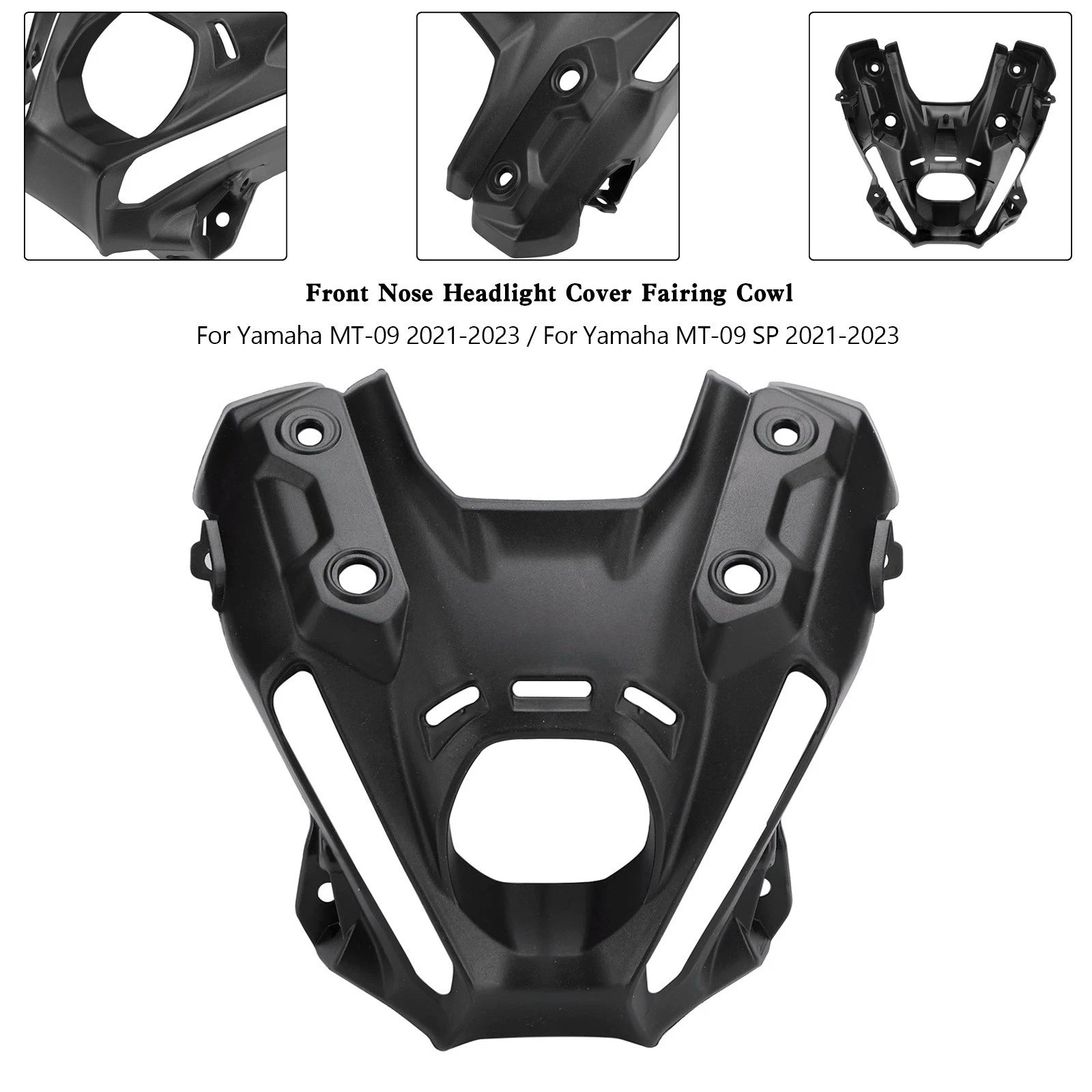 Front Nose Headlight Cover Fairing Cowl for Yamaha MT-09/MT-09 SP (2021–2023)
