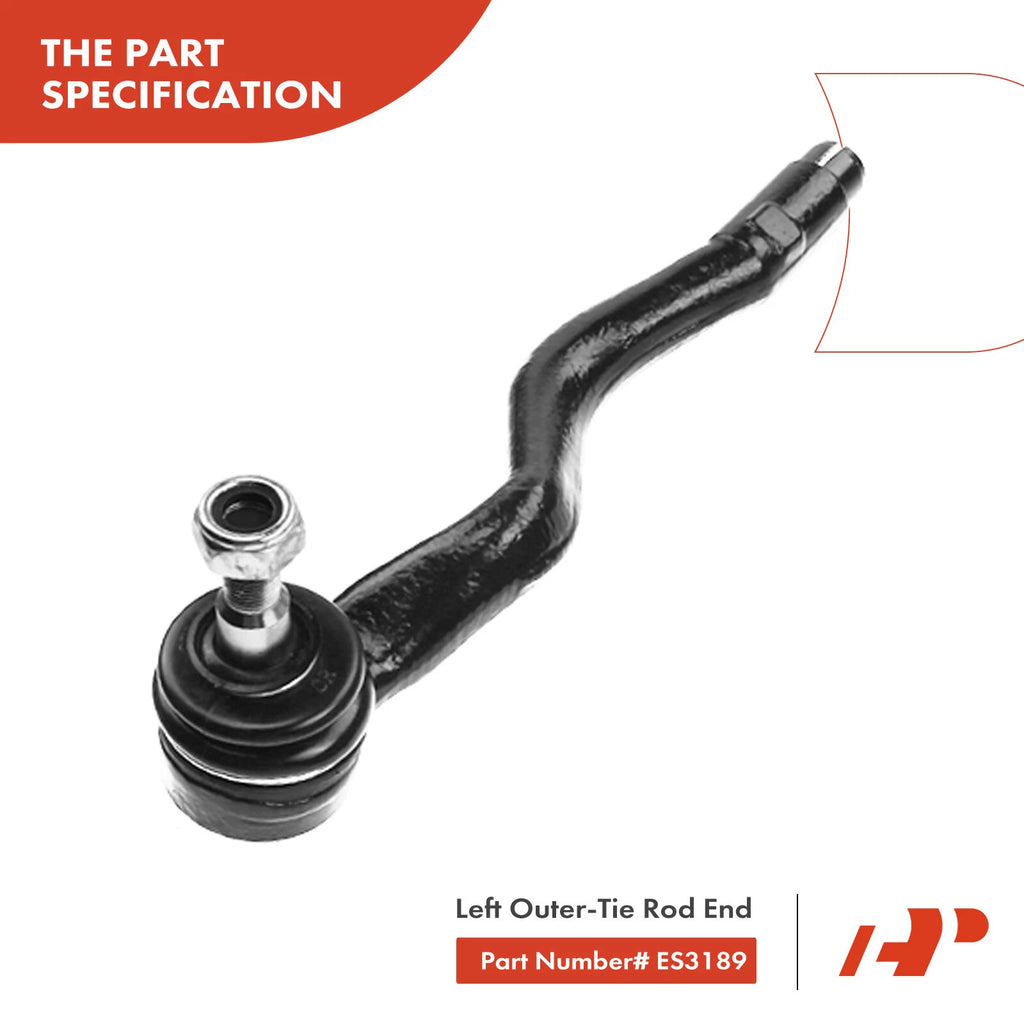 Set of 4 Front Lower Control Arms & Tie Rod Ends for BMW E36 (1990–1999)