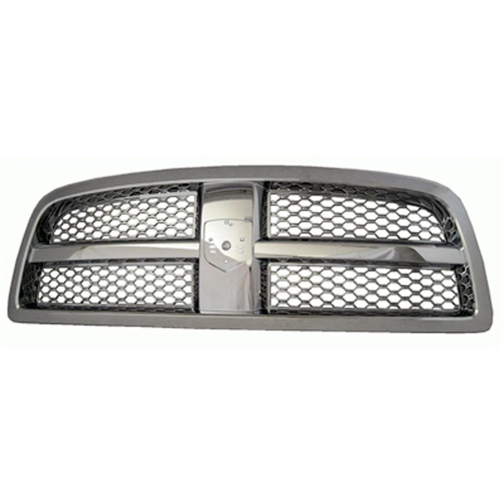 Replacement Chrome Plastic Grille For 2009-2010 Dodge Pickup Dodge RAM1500