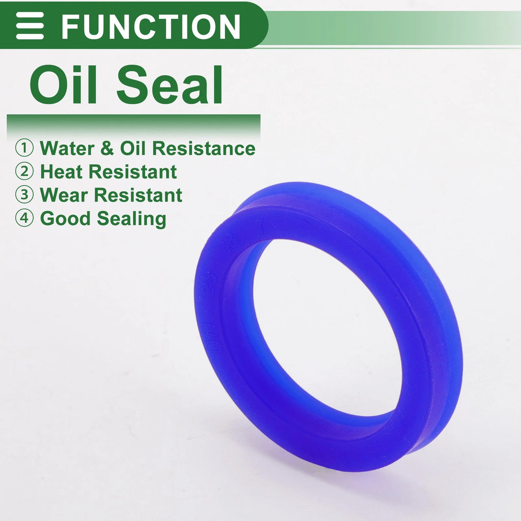 Oil Seal Ring for Rotary Shaft 28x38x7mm (Set of 5)