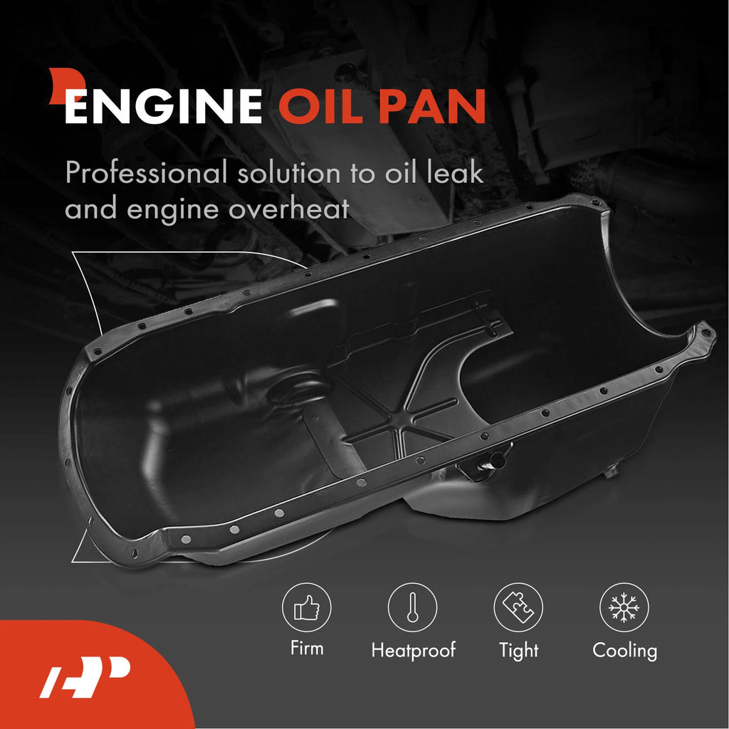 Engine Oil Pan for Chevy Tahoe, C1500, Suburban, GMC Savana 2500 (1998–1999)