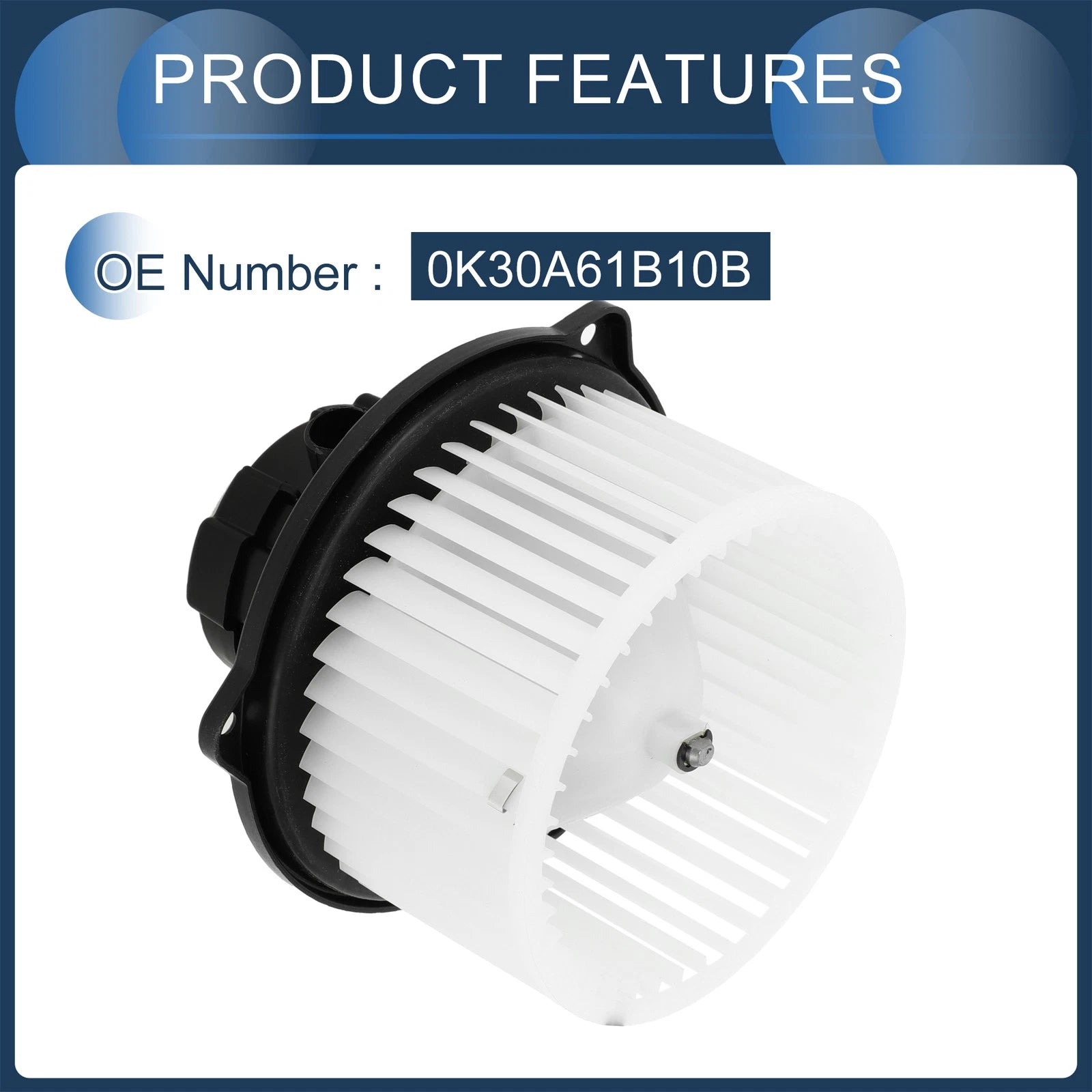 HVAC Blower Motor Assembly No.0K30A61B10B for Kia Rio L4 (2001–2002)
