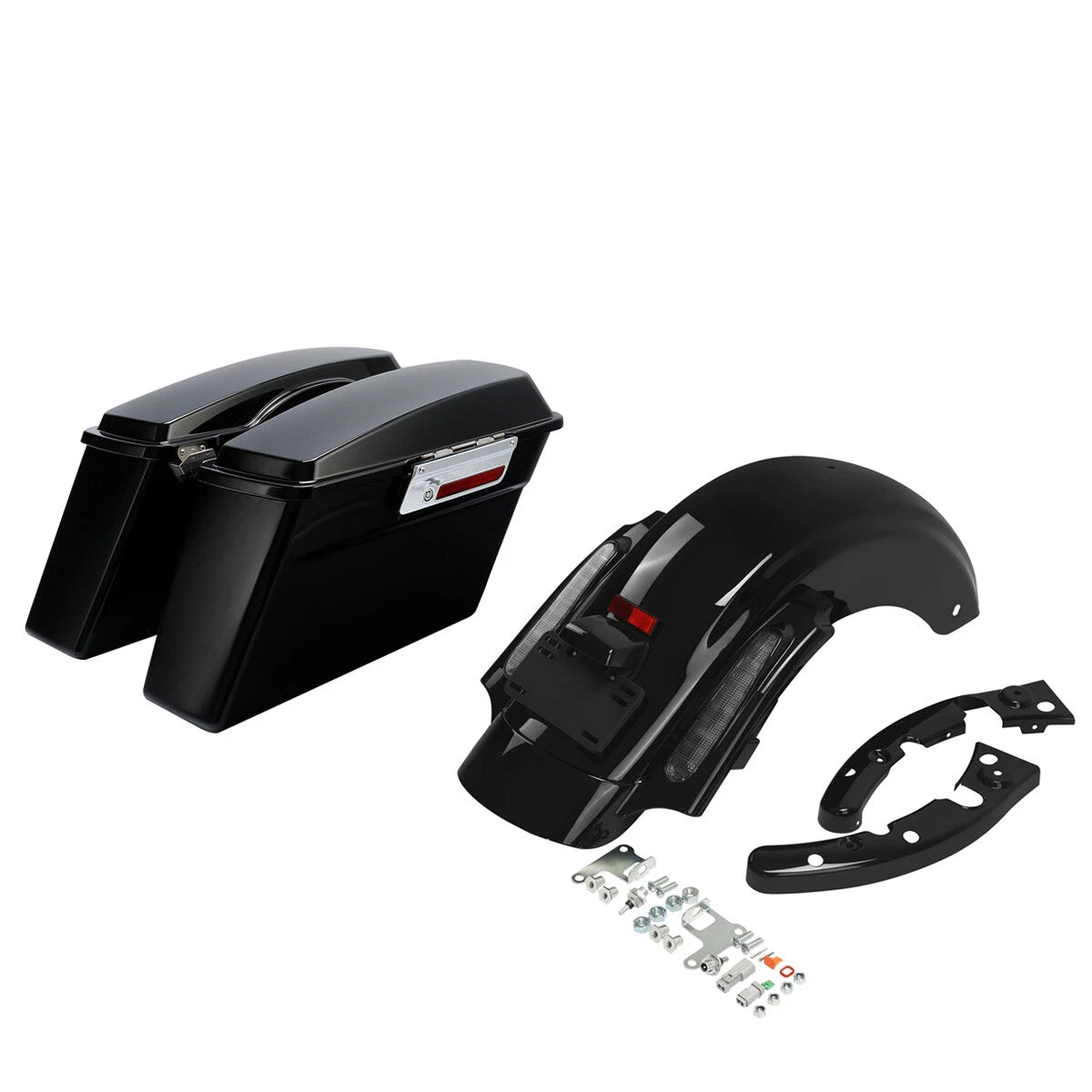 Hard Saddlebags & Rear Fender System for Harley Electra Glide (2009–2013)
