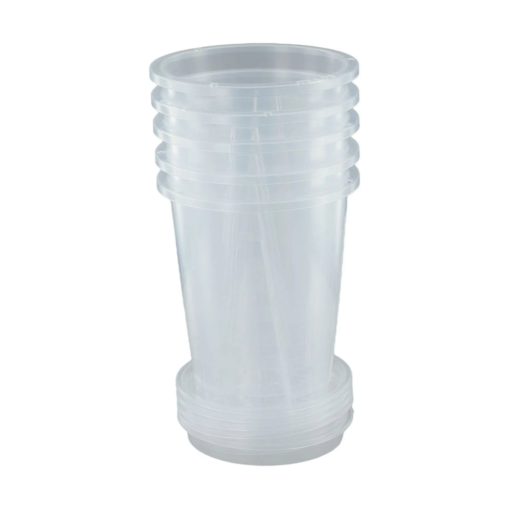 Clear Plastic Nursery Pots with Saucer and Drainage Hole (2023)