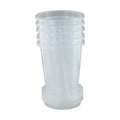 Clear Plastic Nursery Pots with Saucer and Drainage Hole (2023)