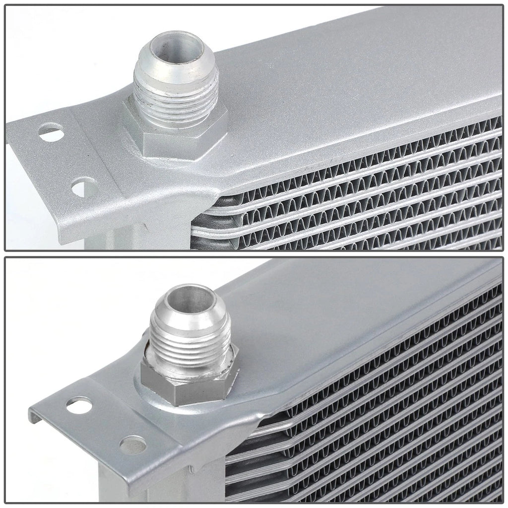 30-Row 10AN Aluminum Engine Transmission Oil Cooler for Universal Applications