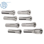 8 Pcs R8 Collet Set for R8 Machines (Fractional 1/8" to 1")