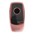 TPU Car Key Case for Mercedes Benz E Class (2017) - Rose Gold Tone