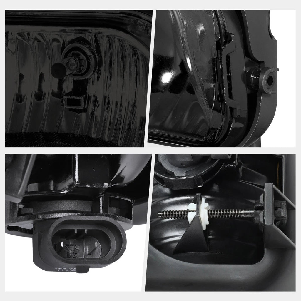 Smoke Lens Fog Lights for Chevy Silverado 1500-3500 HD (2004–2007)