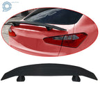 2X Matte Black Trunk Spoiler Wing with LED Lights for Universal Fit 
