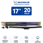 Set of 2 Michelin Endurance XT Beam Wiper Blades 17" (All-Weather)