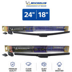Set of 2 Wiper Blades for Mazda (2009–2018) - Michelin Endurance XT 24"/18"
