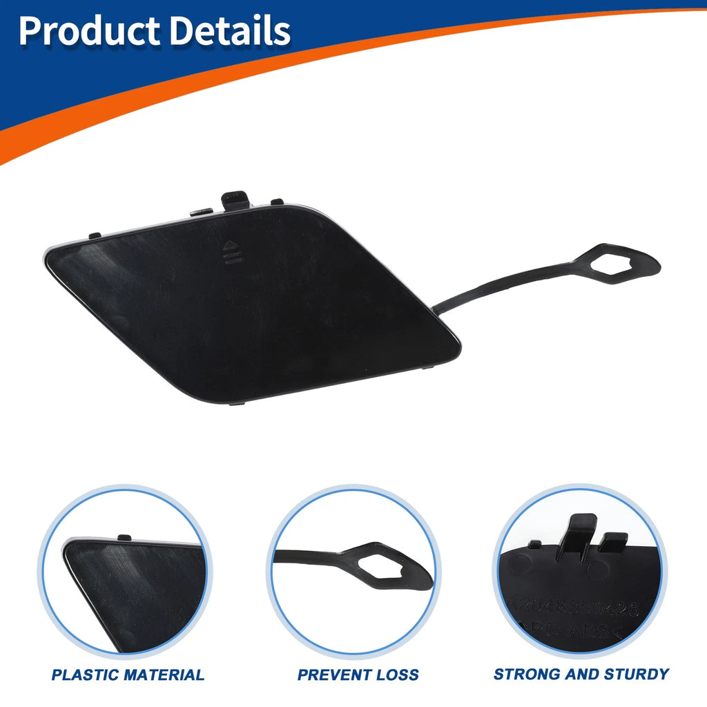 Tow Hook Cover for Mercedes-Benz W204 (2007–2014) No.A2048850426 Unpainted