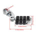 Foot Pegs Pedals for Harley Davidson Road King, Street Glide (1-1/4" Bars)