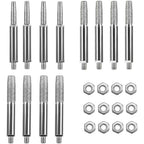 12PCS Chainsaw Sharpening Tool Manual Hand Crank Grinder 4mm 48mm 55mm Set