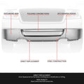 Polished Chrome Front Bumper Face Bar for Ford F-150 (2006–2008)