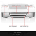 Polished Chrome Front Bumper Face Bar for Ford F-150 (2006–2008)