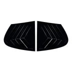Black Side Rear Window Louvers Shutter Vent Cover for BMW 1 Series (2005-2011)