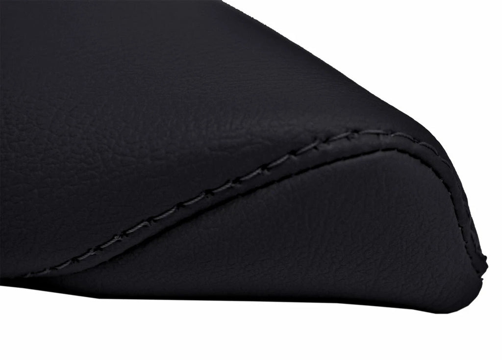 Leather Center Console Lid Armrest Cover for BMW X3 (2003–2010) Black