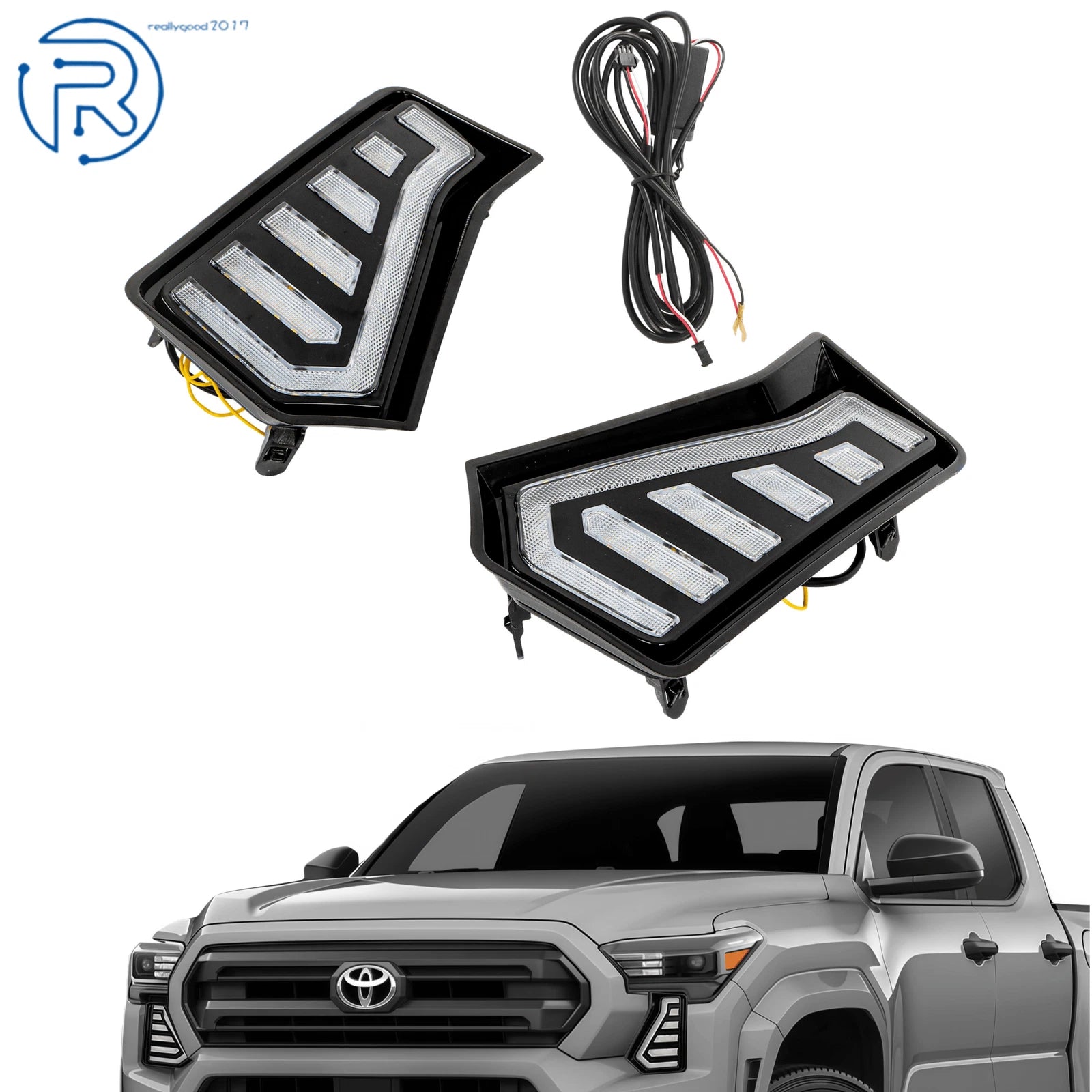 LED Daytime Running Turn Signal Light Kit for Toyota Tacoma (2024–2025) LH+RH