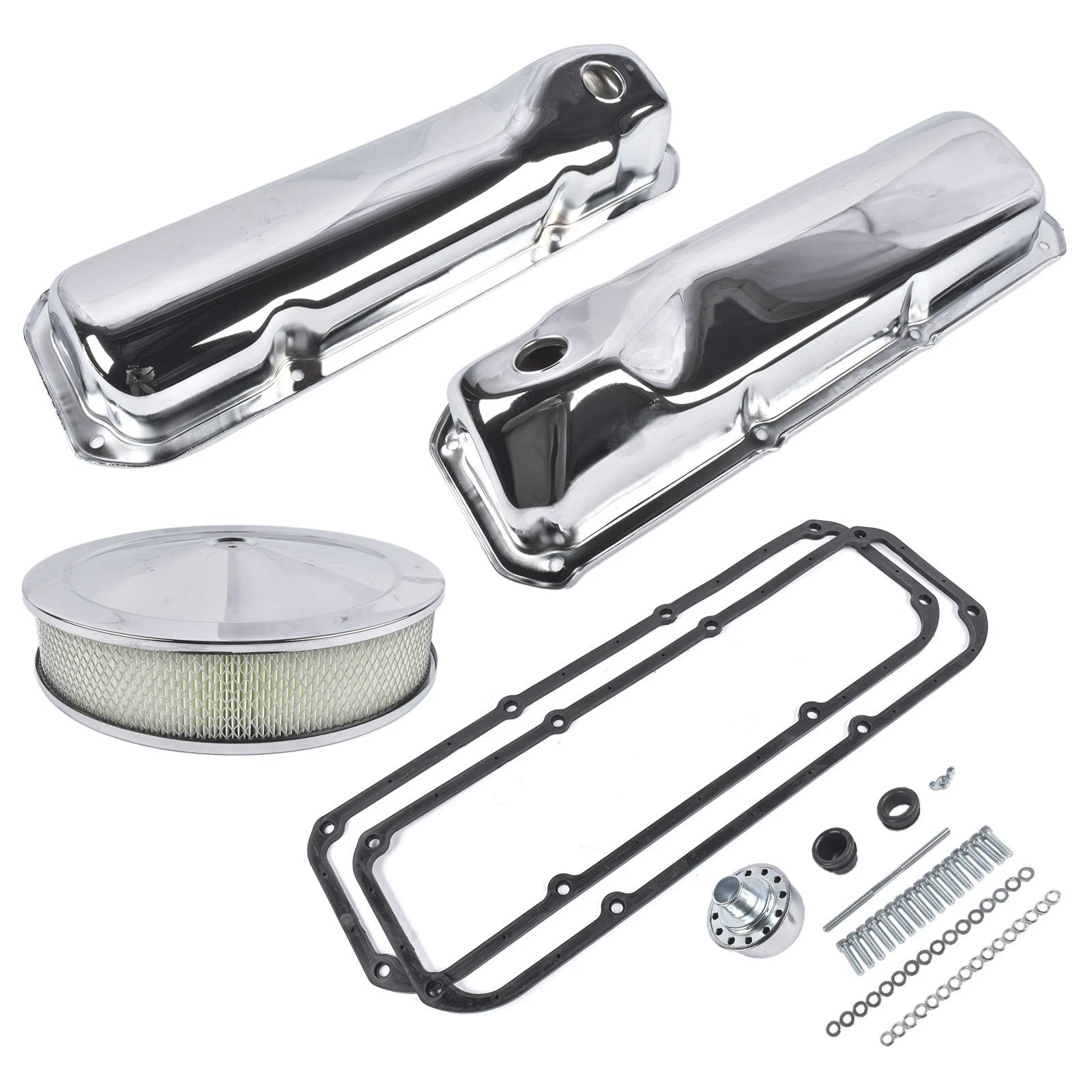Polished Chrome Engine Dress Up Kit for Ford