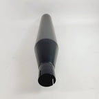 Rinehart 4 in. Left Slip-On Muffler w/Black End Cap for Harley (500-0117L)