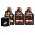 3L Motul 8100 Eco-Clean 0W-30 Motor Oil Change Kit for API SN