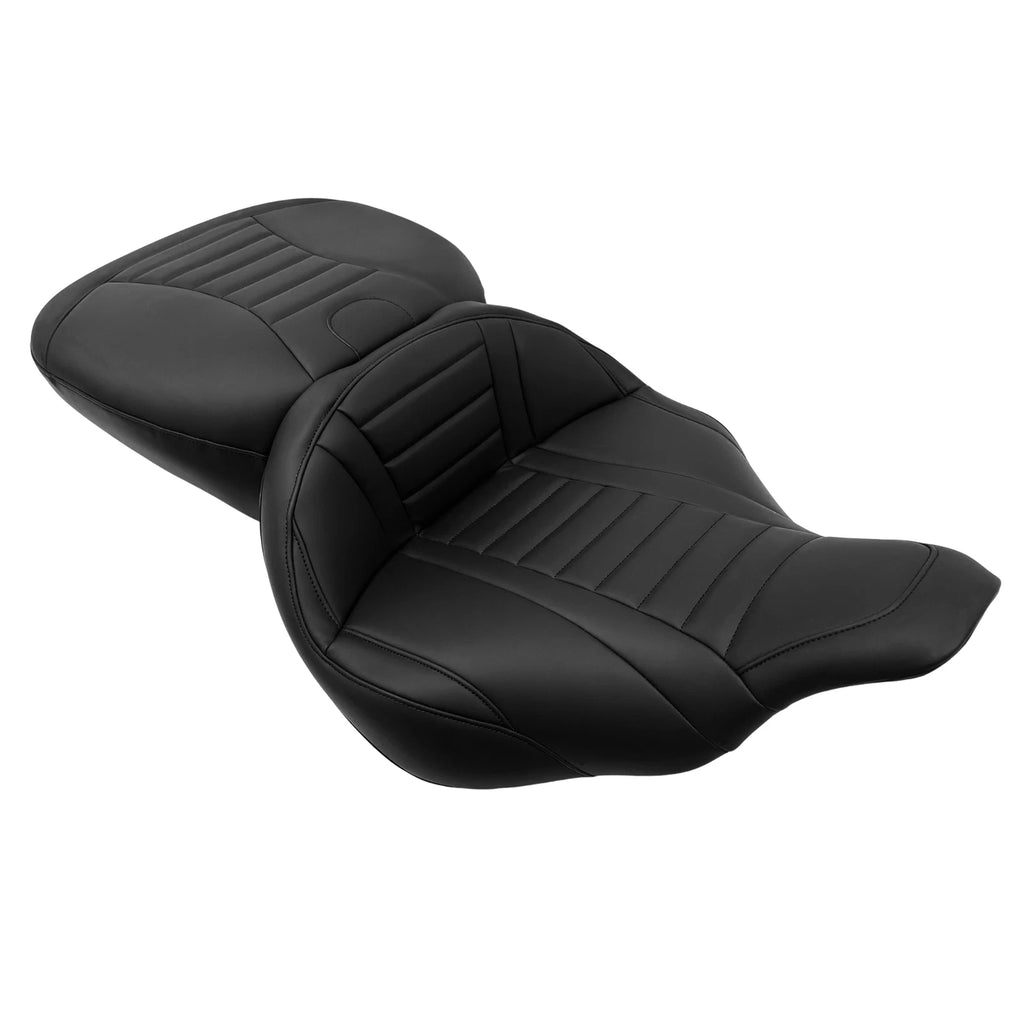 Stripes 2-UP One Piece Vinyl Seat for Harley Touring FLHT/FLTR (1997–2007)