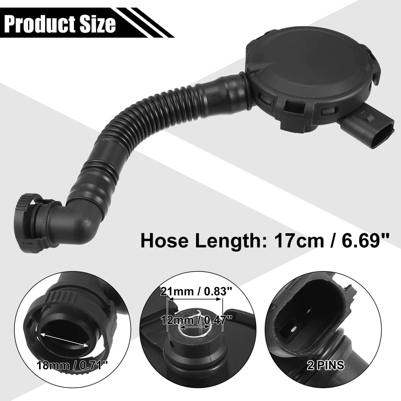 PVC Engine Crankcase Vent Valve 022103765A for Volkswagen Touareg (2004–2006)