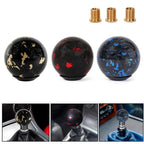 Universal Forged Carbon Fiber Ball Gear Shift Knob M8 M10 M12