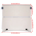 Windshield for Yamaha G29 Drive (2007–2016) Tinted Folding Windscreen